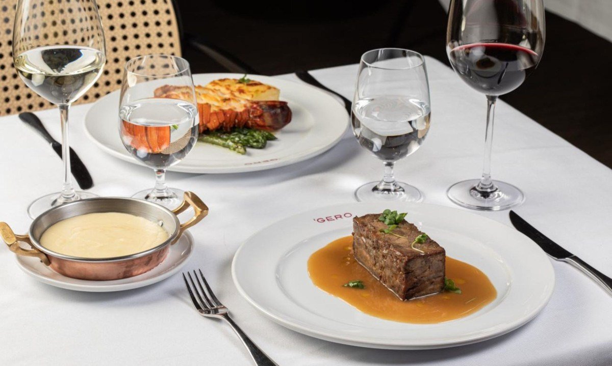 Entre as sugest&otilde;es da ceia do Gero, est&atilde;o pratos principais com lagosta e cordeiro