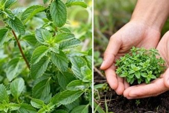 Esse poejo simples cria um efeito curioso que insetos rasteiros parecem evitar