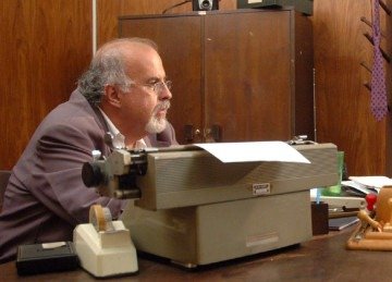  Javert Monteiro atuando em teleteatro da TV Cultura -  (crédito: Jair Bertolucci/TV Cultura)