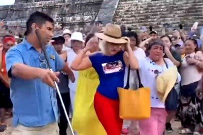 Vários turistas pagaram mico  e deixaram histórias de confusão e trabalheira para as autoridades locais. O FLIPAR relembra alguns casos de vergonha alheia.  -  (crédito: Reprodução do TIK TOK)