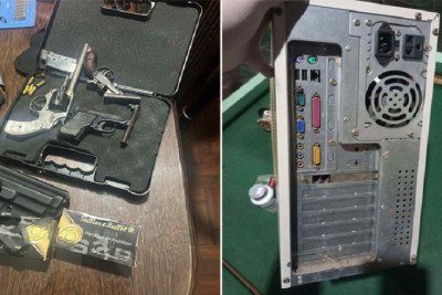 No total, a servidora desviou 200 armas que deveriam estar no depósito da 1ª DP do Barreiro -  (crédito: PCMG)