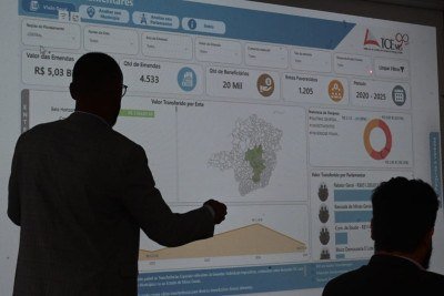 Portal de Emendas do TCE-MG l permite busca simplificada de emendas apresentadas por deputados, senadores e vereadores -  (crédito: Leandro Couri/EM/D.A.Press)
