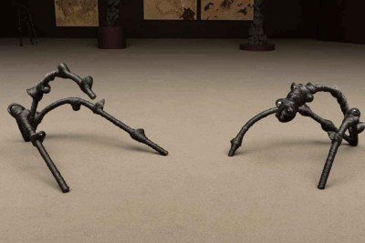 Gilson Plano expõe esculturas de ferro na mostra, que fica em cartaz até fevereiro do ano que vem -  (crédito: Julia Thompson / Divulgação)