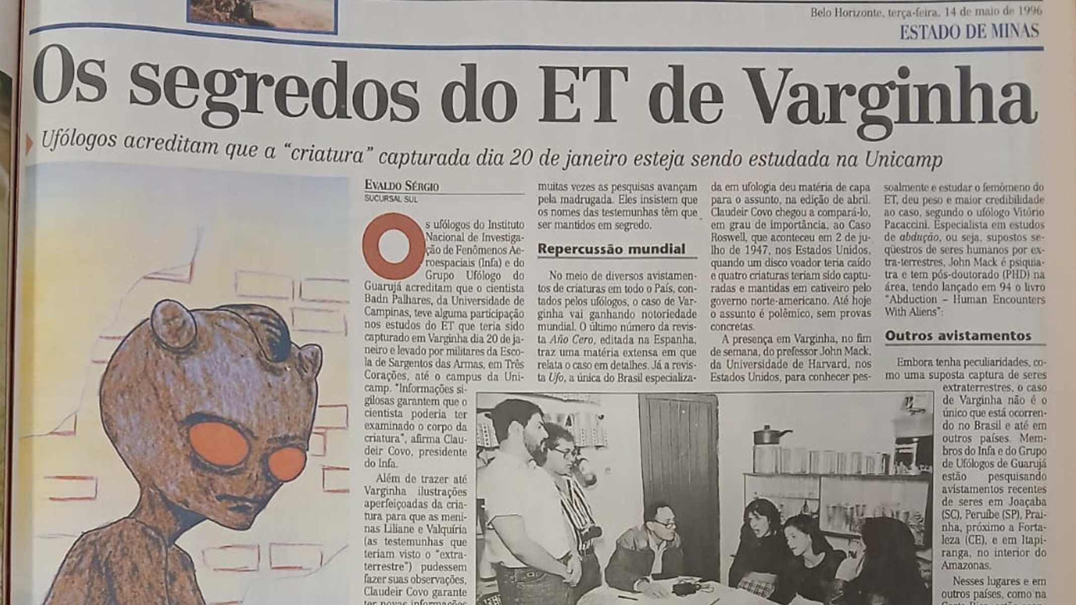 Estado de Minas, 14/5/96: 