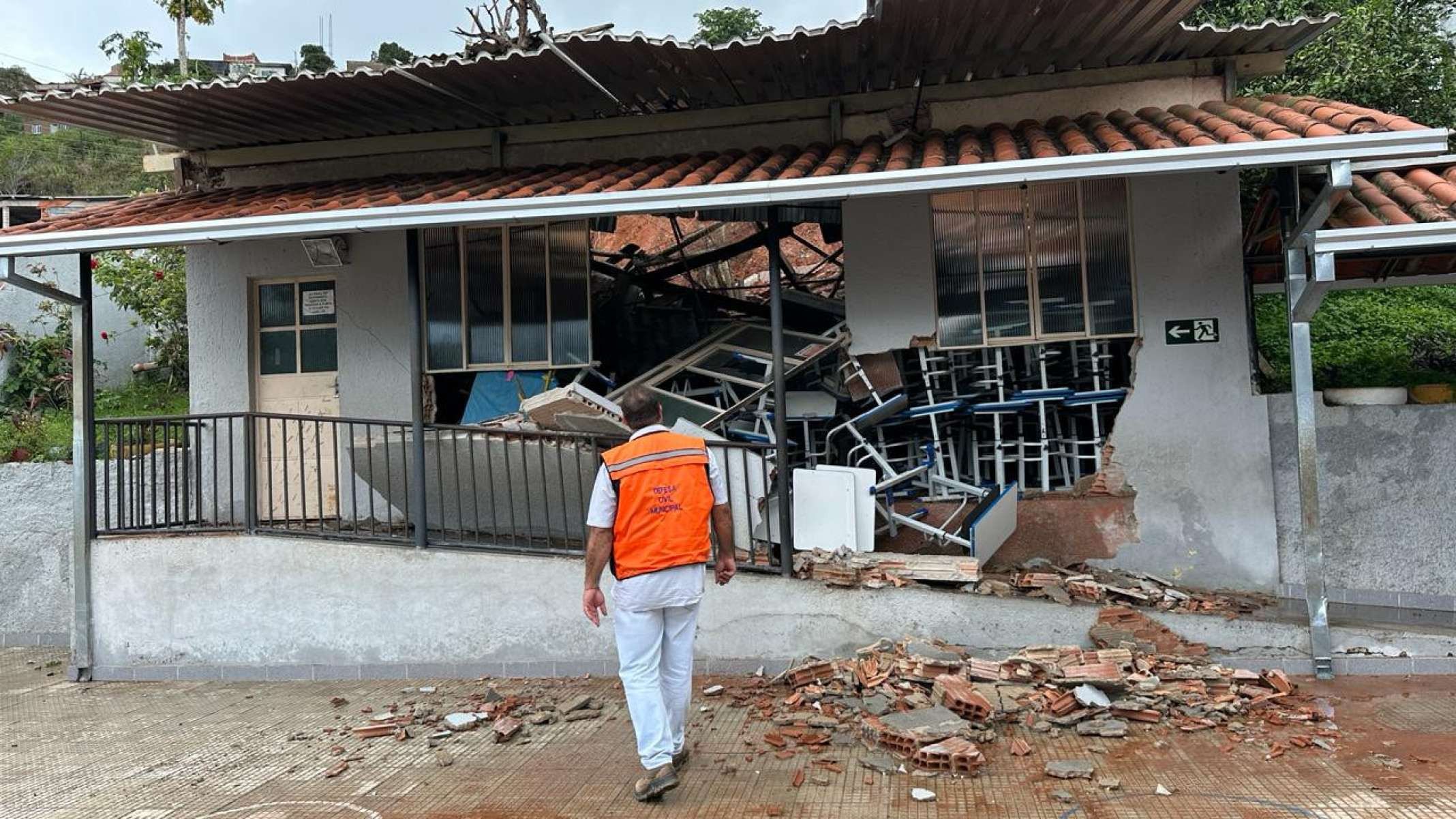 Chuva causa estragos em Itabira (MG)