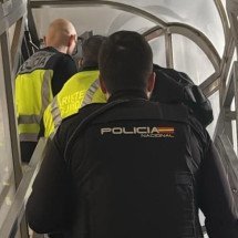 Extraditado desembarcou no Aeroporto Internacional nesta sexta-feira (19/12) -  (crédito: PF/Divulgação)