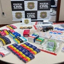 Comércio de medicamentos clandestinos é desmantelado - PCMG/Divulga&ccedil;&atilde;o