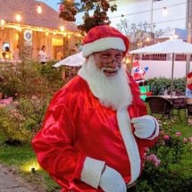 Papai Noel desembarca em Lagoa Santa ao som de dupla promissora - Carlos Altman/EM