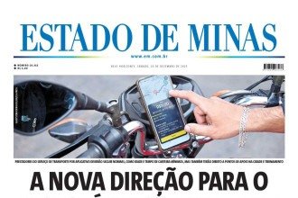 Capa impressa do Estado de Minas de 20/12/2025