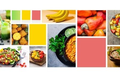 Pratos vibrantes com frutas, legumes e prote&iacute;nas vegetais destacam a tend&ecirc;ncia de menus coloridos e frescos para o ver&atilde;o  -  (crédito: Unilever Foods Solution)
