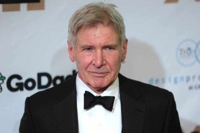 Harrison Ford no tapete vermelho do Celebrity Fight Night XXIII no JW Marriott Desert Ridge Resort & Spa em Phoenix, Arizona, em 2017 -  (crédito:  Gage Skidmore/Flickr)