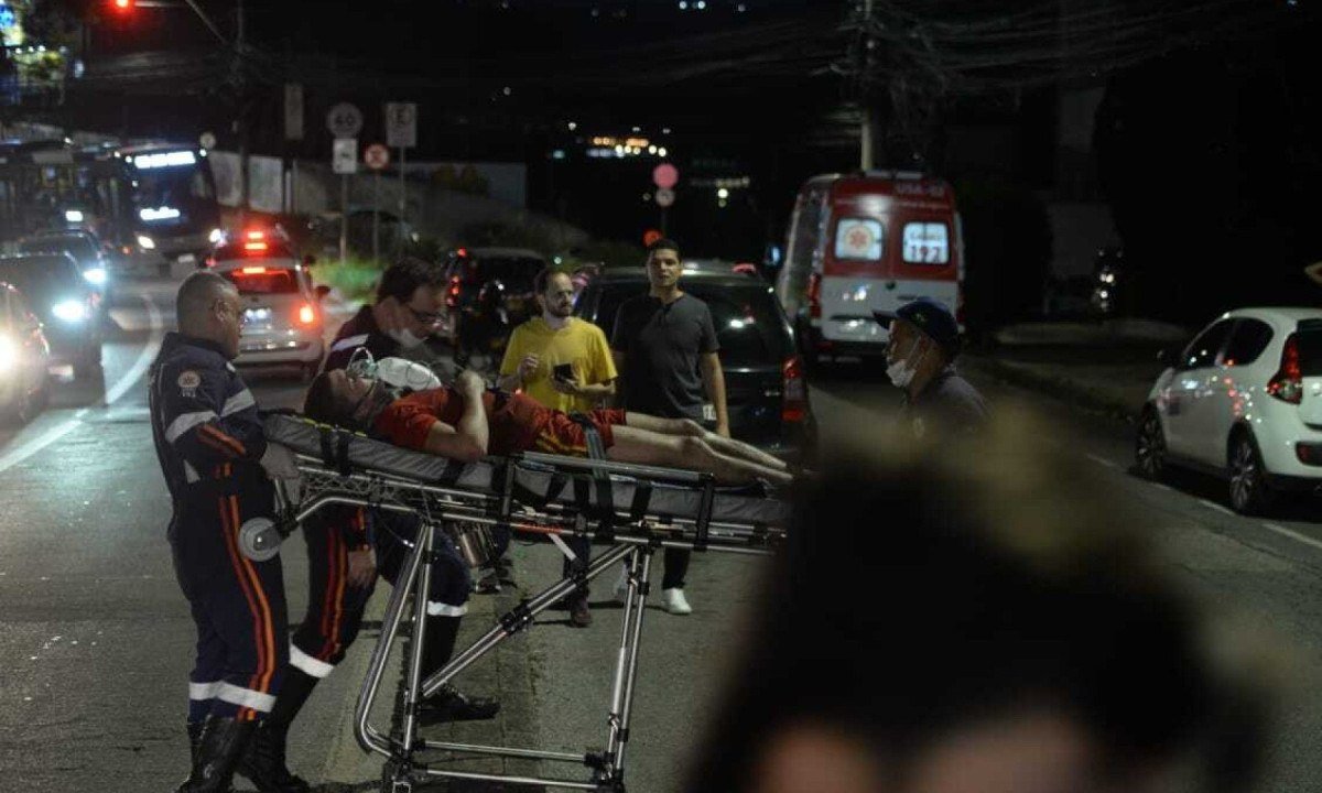 Um combatente precisou ser socorrido pelo Samu após ter 