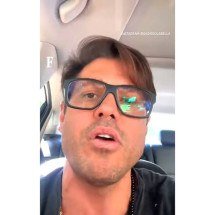 O ator e cantor Dado Dolabella em depoimento na rede social; ele negou ter causado o acidente e fugido do local  -  (crédito: Reprodução/Dado Dolabella no Instagram)