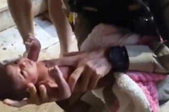 PMs salvam recém-nascida após acidente doméstico em Mariana