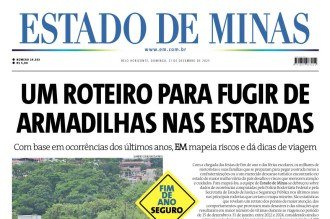 Confira a capa do Estado de Minas do dia 21/12/2025