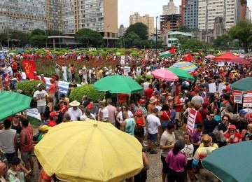 Raul Soares virou símbolo de movimentos populares, uma antítese da Praça da Liberdade -  (crédito: Jair Amaral/EM/D.A Press)