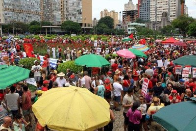 Raul Soares virou símbolo de movimentos populares, uma antítese da Praça da Liberdade -  (crédito: Jair Amaral/EM/D.A Press)