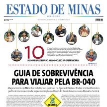 Confira a capa do Estado de Minas do dia 22/12/2025 - Capa do Estado de Minas