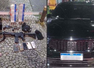 Troca de tiros após perseguição deixa um morto e cinco detidos no Rio -  (crédito: Tupi)