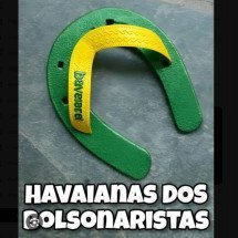  Imagem gerada por IA de ferradura estilizada como chinelo -  (crédito: Reprodução X)