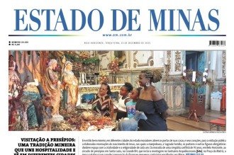 CONFIRA A CAPA DO ESTADO DE MINAS DO DIA 23/12/2025
