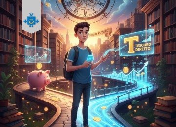 Tesouro Direto como investimento de longo prazo: educação financeira, planejamento do futuro e construção de patrimônio desde cedo. -  (crédito: Reprodução Educando seu Bolso)