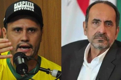 Cleitinho e Kalil aparecem nas duas primeiras posições em pesquisa -  (crédito: Gladyston Rodrigues/EM/D.A Press - Alexandre Guzanshe/EM/D.A Press)