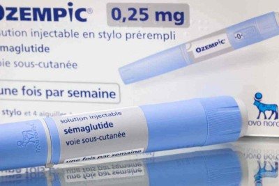Anvisa determina que remédios como o Ozempic só podem ser vendidos sob prescrição médica  -  (crédito: JOEL SAGET/AFP)