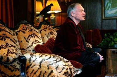 Uma entrevista do publisher da "Playboy", Hugh Hefner (1926-2017), foi o ponto de partida para Paul Preciado analisar a revista, projeto que resultou em sua tese de doutorado  -  (crédito: Gabriel Boys - 28/9/2007 / AFP)
