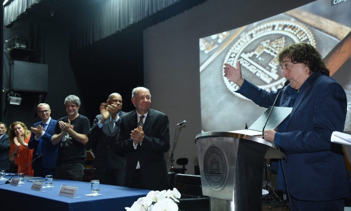Solenidade foi realizada no auditório da Reitoria da UFMG, no campus Pampulha, em Belo Horizonte-Gladyston Rodrigues/EM/D.A.Press