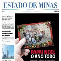 CONFIRA A CAPA DO ESTADO DE MINAS DO DIA 24/12/2025