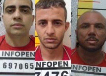 Informações que possam contribuir para a localização dos foragidos podem ser repassadas, de forma anônima e segura, por meio do Disque Denúncia Unificado 181
 -  (crédito: Reprodução/SEJUSP-MG)