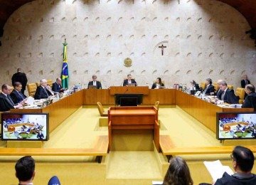  Supremo Tribunal Federal (STF) assumiu integralmente a investigação, o julgamento e a dosimetria das penas -  (crédito: Gustavo Moreno/STF – 28/8/24)