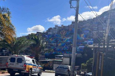 Operação Dominus no Aglomerado da Serra -  (crédito: Edésio Ferreira/EM/DA. Press)