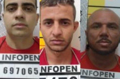 Informações que possam contribuir para a localização dos foragidos podem ser repassadas, de forma anônima e segura, por meio do Disque Denúncia Unificado 181
 -  (crédito: Reprodução/SEJUSP-MG)