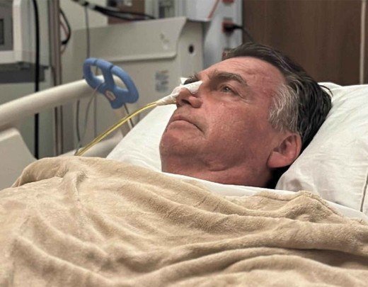 Apesar da boa evolução inicial, Bolsonaro continuará sob monitoramento intensivo nos próximos dias -  (crédito: Reprodução/Instagram)