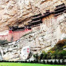 Xuankong: templo suspenso em precipício na China é ‘milagre’ arquitetônico - Gisling/Wikimédia Commons