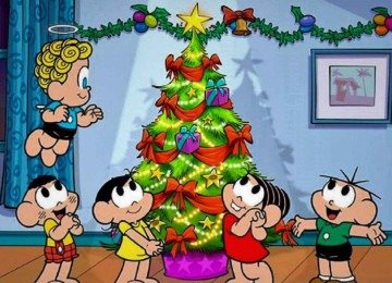 Turma da Mônica se junta para comemorar o Natal  -  (crédito: YouTube da Turma da Mônica)