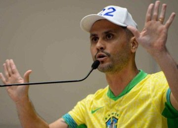 Senador é favorito ao governo do estado nas pesquisas de intenção de voto -  (crédito: Túlio Santos/EM/D.A.Press – 2/8/24)