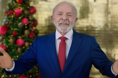 Lula fez pronunciamento nesta quarta-feira (24/12) -  (crédito: Reprodução/YouTube)