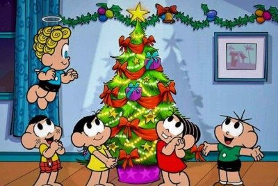 Turma da Mônica se junta para comemorar o Natal  -  (crédito: YouTube da Turma da Mônica)