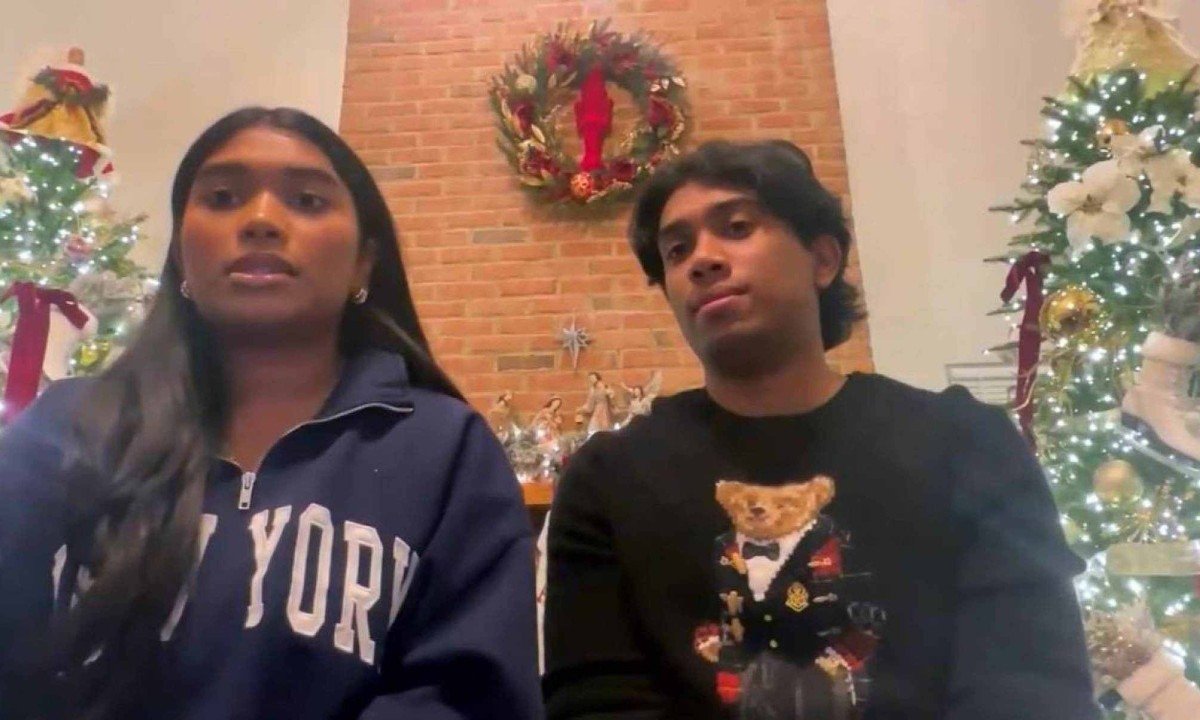 Supuli e Pahan Salgado afirmam que reduziram a decora&ccedil;&atilde;o de Natal para n&atilde;o causar conflito com os vizinhos