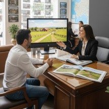 Do rancho à fazenda: o que distingue as propriedades rurais no Brasil - gemini ia