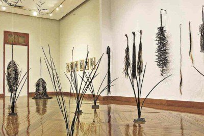 Nas obras expostas em 'Novas naturezas', Alexandre Brandão desenha com a luz, com a sombra, com o resto, com as sobras, com o que não é tão descartável assim. Mostra fica em cartaz até o próximo dia 3 -  (crédito: Rogério Sol/Divulgação)