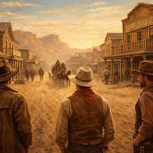 Ícones dos clássicos do faroeste americano