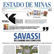 Confira a capa do Estado de Minas do dia 27/12/2025