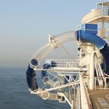 Pânico: Mulher ficou presa em toboágua perto de mar congelante - Divulgação/Norwegian Cruise Line