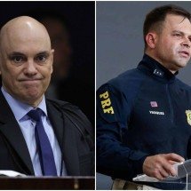 Moraes determina prisão preventiva de ex-PRF após tentativa de fuga - Fabio Rodrigues-Pozzebom/ Agência Brasil e Carolina Antunes/PR