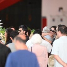 Velório de Teuda Bara: artistas se juntam em canção durante despedida   - Leandro Couri/EM/DA. Press