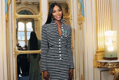 Naomi Campbell passou o Natal em Ouro Preto  -  (crédito: Redes sociais / reprodução)
